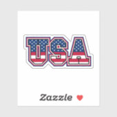 STICKER USA (Feuille)