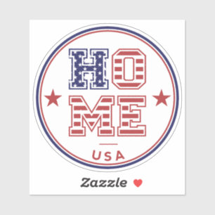 Sticker USA Home