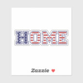 Sticker USA Home (Feuille)