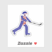 Sticker USA Ice Hockey   (Feuille)