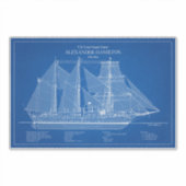 Sticker USCGC Alexander Hamilton wix-272 - ABD (Devant)