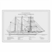 Sticker USCGC Alexander Hamilton wix-272 - SBD (Devant)