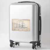 Sticker USCGC Alexander Hamilton wix-272 - SBD (Sur valise)