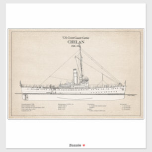 Sticker USCGC Chelan - SBD