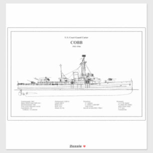 Sticker USCGC Cobb wpg-181 - BD