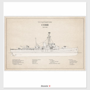 Sticker USCGC Cobb wpg-181 - SBD