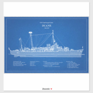 Sticker USCGC Duane wpg-33 - ABD