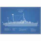 Sticker USCGC Duane wpg-33 - ABD (Devant)