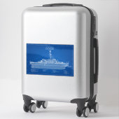 Sticker USCGC Eastwind wagb-279 - ABD (Sur valise)