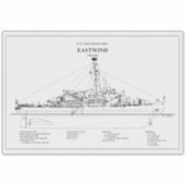 Sticker USCGC Eastwind wagb-279 - BD (Devant)