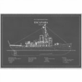 Sticker USCGC Escanaba wpc-77 - PD (Devant)