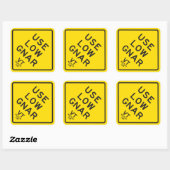 Sticker "Use Low Gnar" (Feuille)