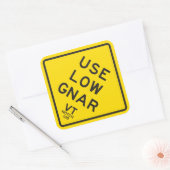 Sticker "Use Low Gnar" (Enveloppe)