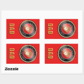 Sticker USMC Papa (Feuille)