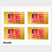 Sticker USMC, US Marine Corps, Wooshy, Sempe (Feuille)