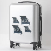 Sticker USS MISSOURI BB63 sicker (Sur valise)