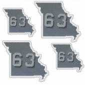 Sticker USS MISSOURI BB63 sicker (Devant)