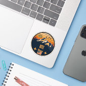 Sticker Ute, Iowa (Ordinateur portable avec iPhone)