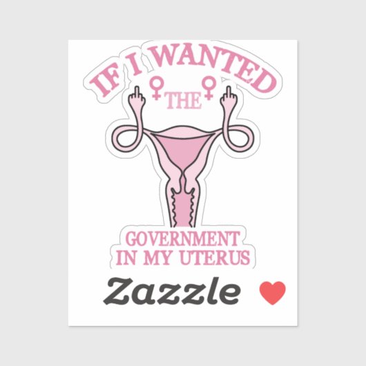 Sticker utérus (Feuille)