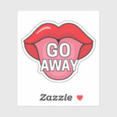 Sticker Va t'en aller (Feuille)