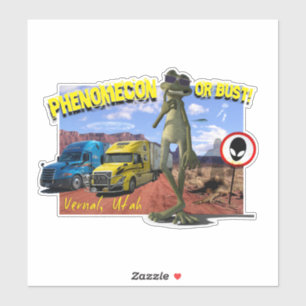 Sticker Vaca ou Bust Vinyl