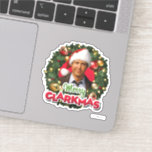 Sticker Vacances de Noël | Merry Clarkmas<br><div class="desc">Joyeux Clarkmas de Clark Griswold !</div>