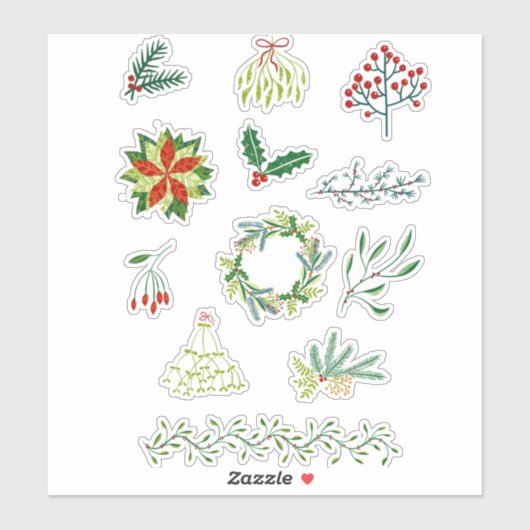 Sticker Vacances d'hiver (Feuille)