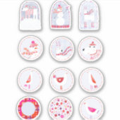 Sticker Vacances d'hiver Boho (Devant)