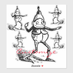 Sticker Vacances d'hiver Elf Gnome Thunder_Cove