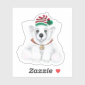 Sticker Vacances festives mignonnes parties scintillant d' (Feuille)