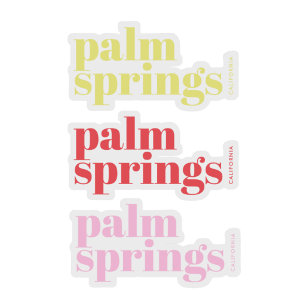 Sticker Vacances modernes à Palm Springs Californie