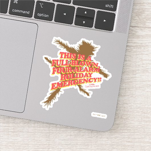 Sticker Vacances Noël | Vacances à quatre alarmes (Détail)