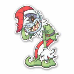 Sticker Vacances Zombie - Lutin