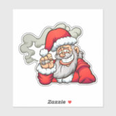 Sticker Vacances Zombie - Père Noël (Feuille)