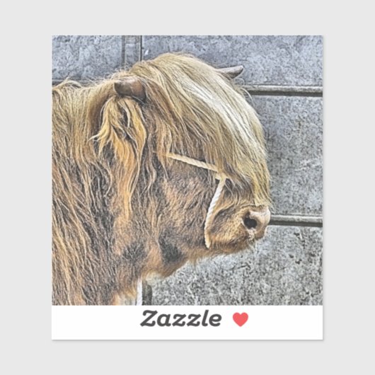 STICKER VACHE (Feuille)