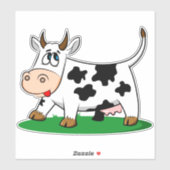 Sticker Vache (Feuille)