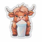 Sticker Vache des Hautes Terres (Devant)