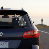 Sticker Vache Highland du Michigan