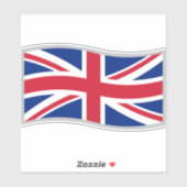 Sticker Vague Union Jack (Feuille)