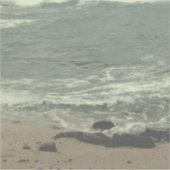 Sticker vagues de l'océan et plage (Devant)