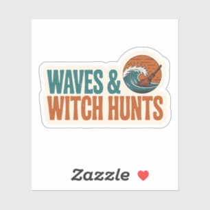 Sticker Vagues et chasses aux sorcières Sorcière de mer li