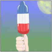 Sticker Vainqueur du concours de créativité d'été 2025 AIC (Devant)