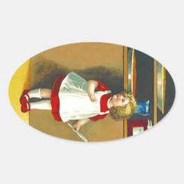 Sticker  vakantie bakken taart Schort keuken