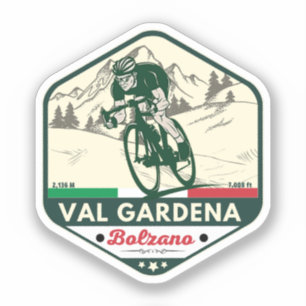 Sticker val gardena circuit cycliste italien