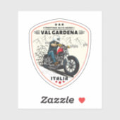 Sticker val gardena italian Motorcycle tour (Feuille)