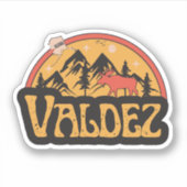 Sticker Valdez, Alaska (Devant)