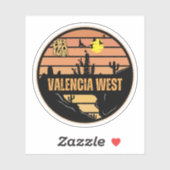 Sticker Valencia West, Arizona (Feuille)