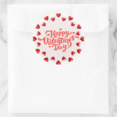 Sticker Valentin Design Red Heart (Sac)