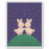 Sticker Valentine Bunnies (Devant)