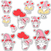 Sticker Valentine Gnomes (Devant)